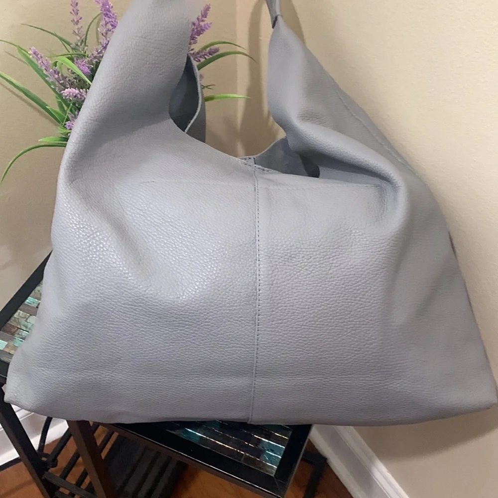 Kurt Geiger London Violet Leather Hobo Bag